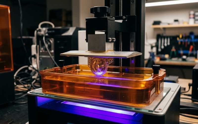 SLA DLP 3D printing resin UV curing with photoinitiator 1173 — UV resin photopolymerization application