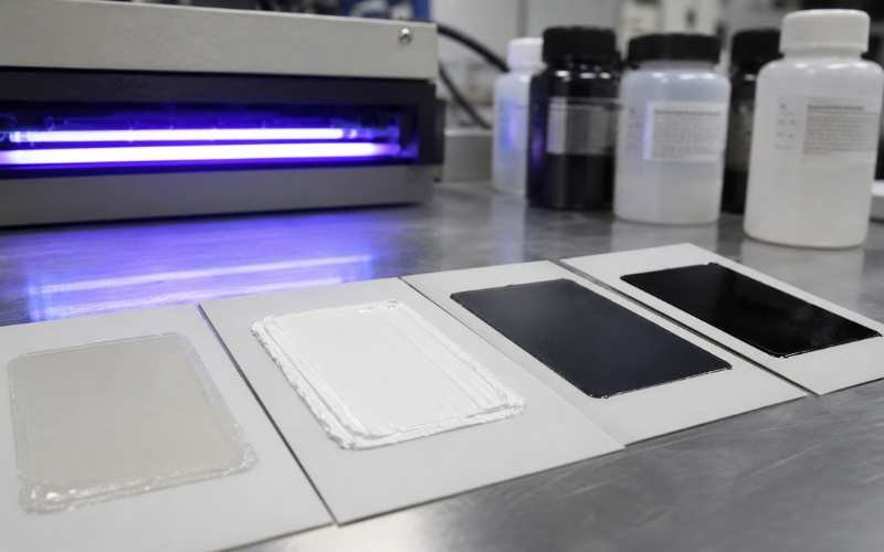 Photoinitiator 184 UV ink testing for clear light color white and black ink formulations